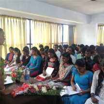 JUSTICE SREEDEVI ADDRESSING A GATHERING